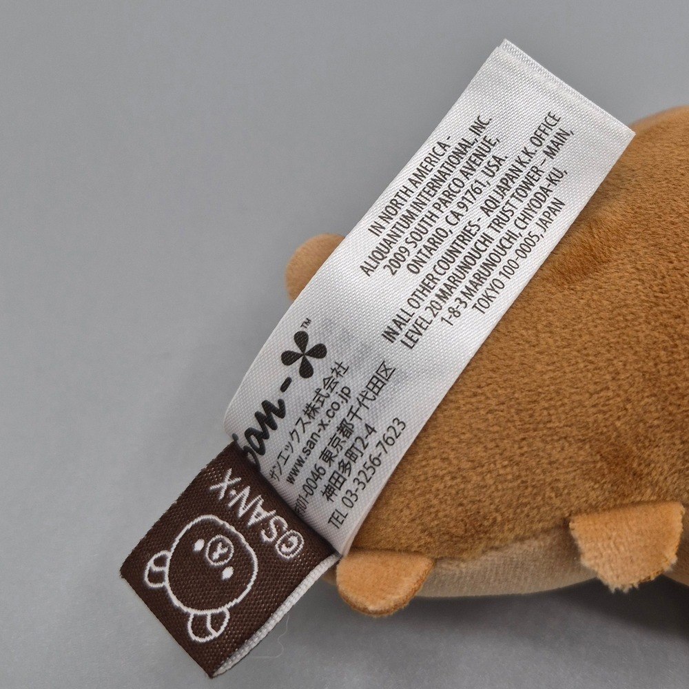 San-X Rilakkuma Brown Bear Small Plush Kawaii Stuffed Toy 2021 Official Licensed - Picture 5 of 10